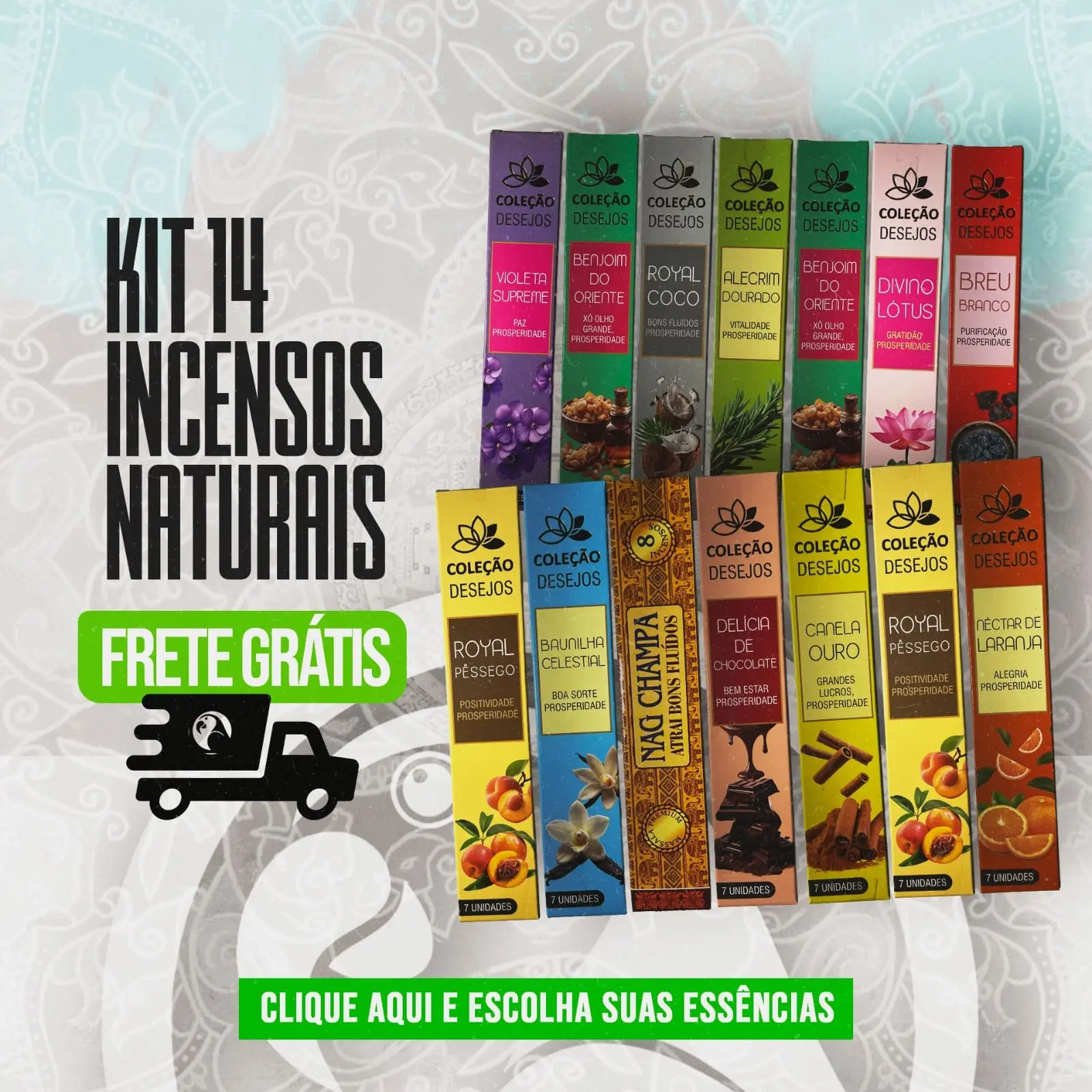 kit-14-incenso-massala Kit com 14 Caixas Massala - Imagem 1